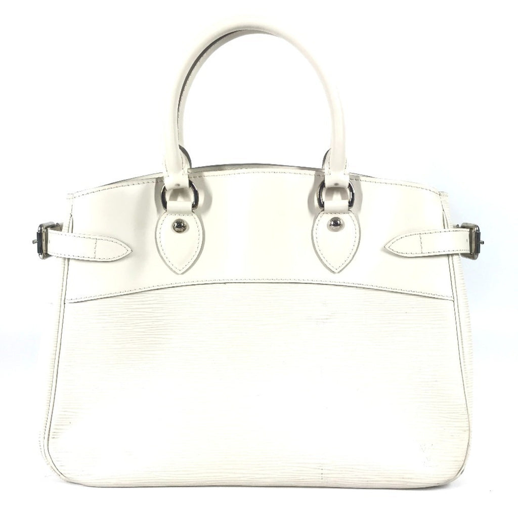 Louis Vuitton Epi White Epi Leather Handbag Tote Bag (Pre-Owned)