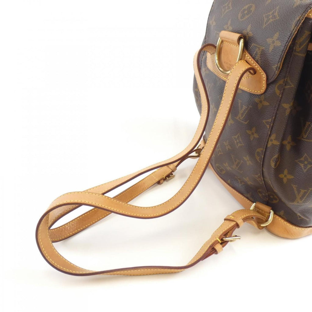 Louis Vuitton Monogram Marron Coated Canvas Backpack (Pre-Owned)