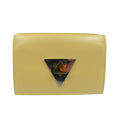 Bottega Veneta Beige Leather Wallet (Tri-Fold) (Pre-Owned)