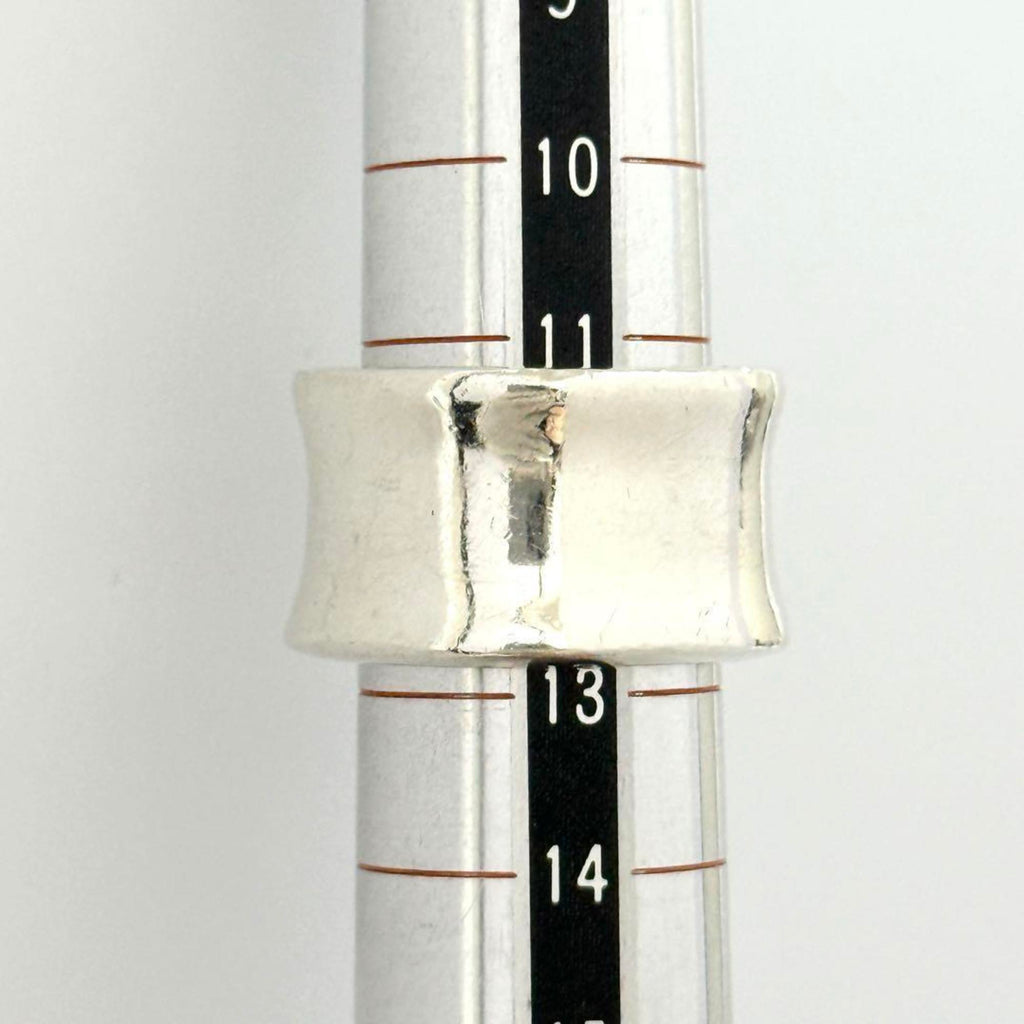 Chanel Silver Silver 925 Band Ring (Pre-Owned)