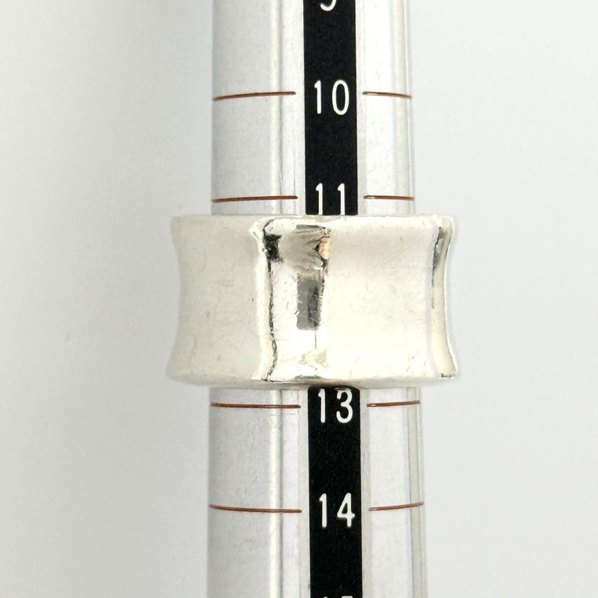 Chanel Silver Silver 925 Band Ring (Pre-Owned)