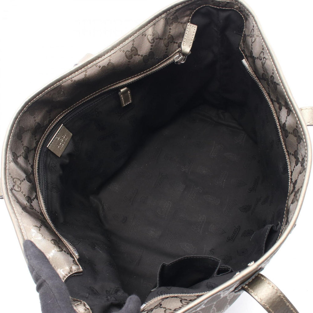Gucci Brown Pvc Leather Tote Bag (Pre-Owned)