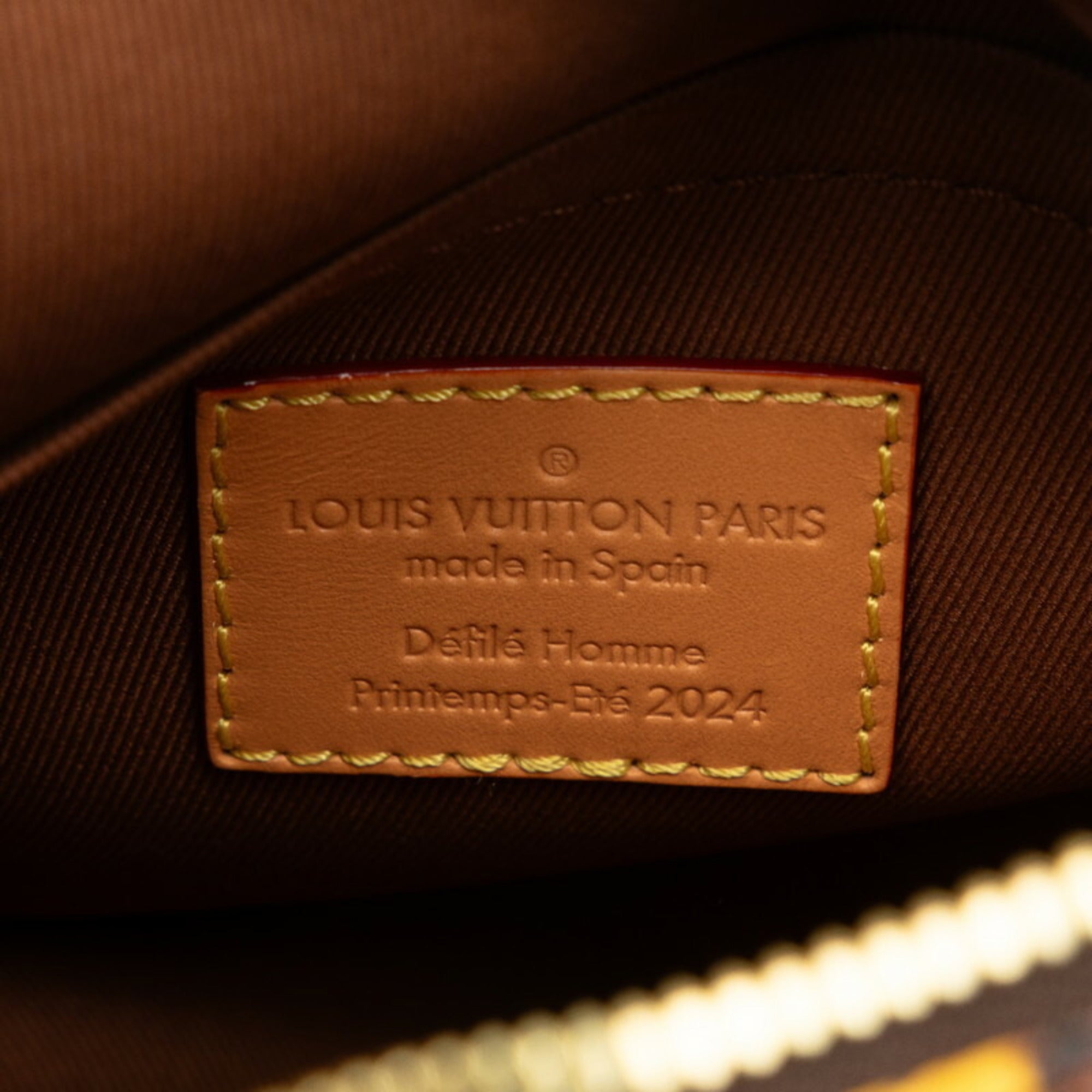Louis Vuitton Yellow Pvc Leather Shoulder Bag (Pre-Owned)