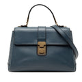 Bottega Veneta Blue Handbag Shoulder Bag (Pre-Owned)