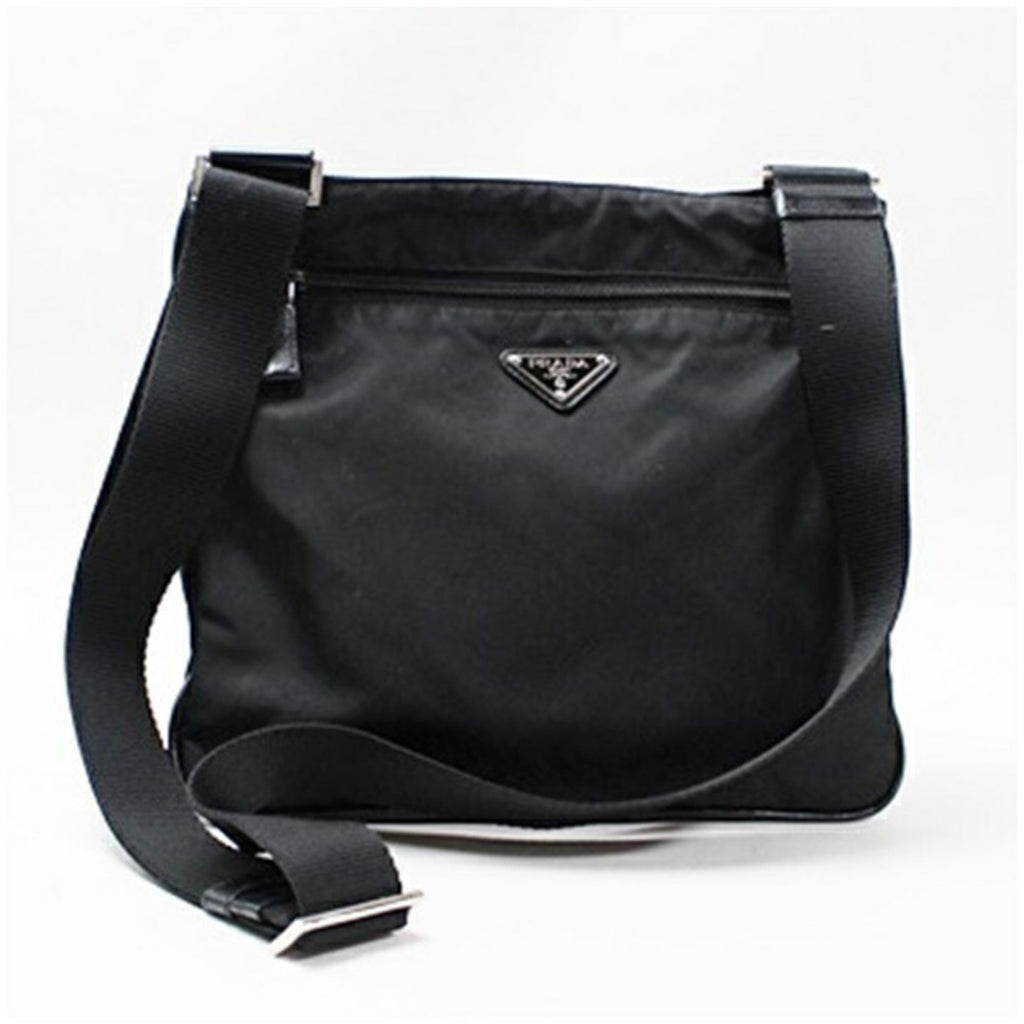 Prada Black Nylon Shoulder Bag (Pre-Owned)