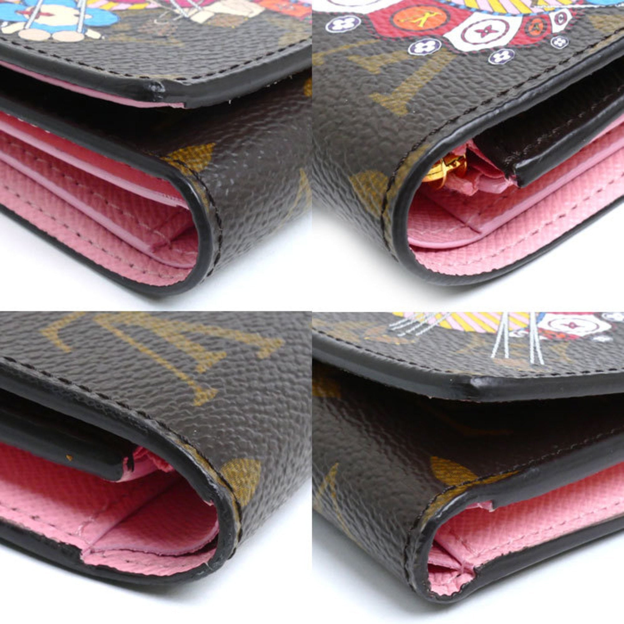 Louis Vuitton Monogram Brown Monogram Multi-Color Monogram Wallet (Tri-Fold) (Pre-Owned)