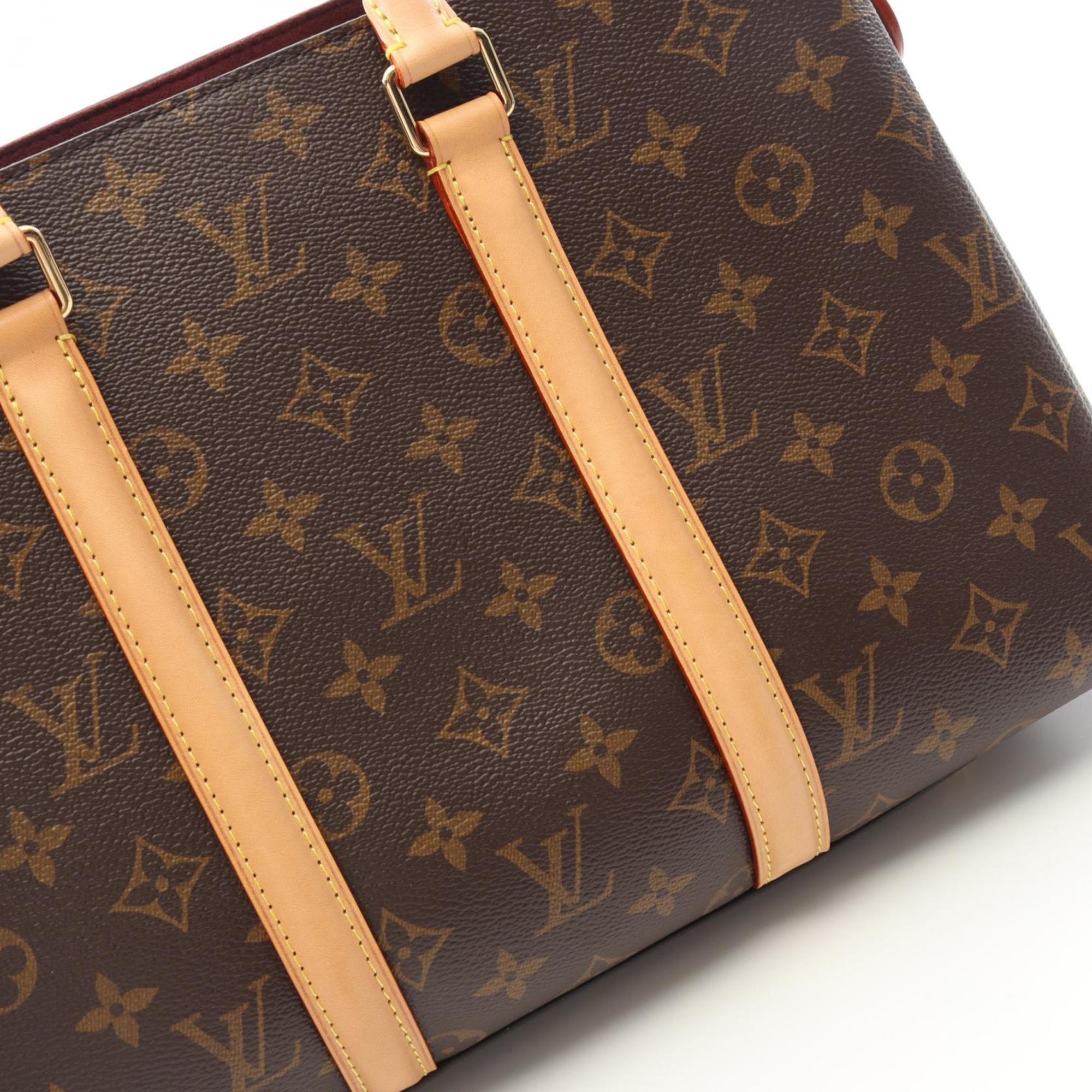 Louis Vuitton Brown Coated Canvas Pvc Leather Handbag (Pre-Owned)