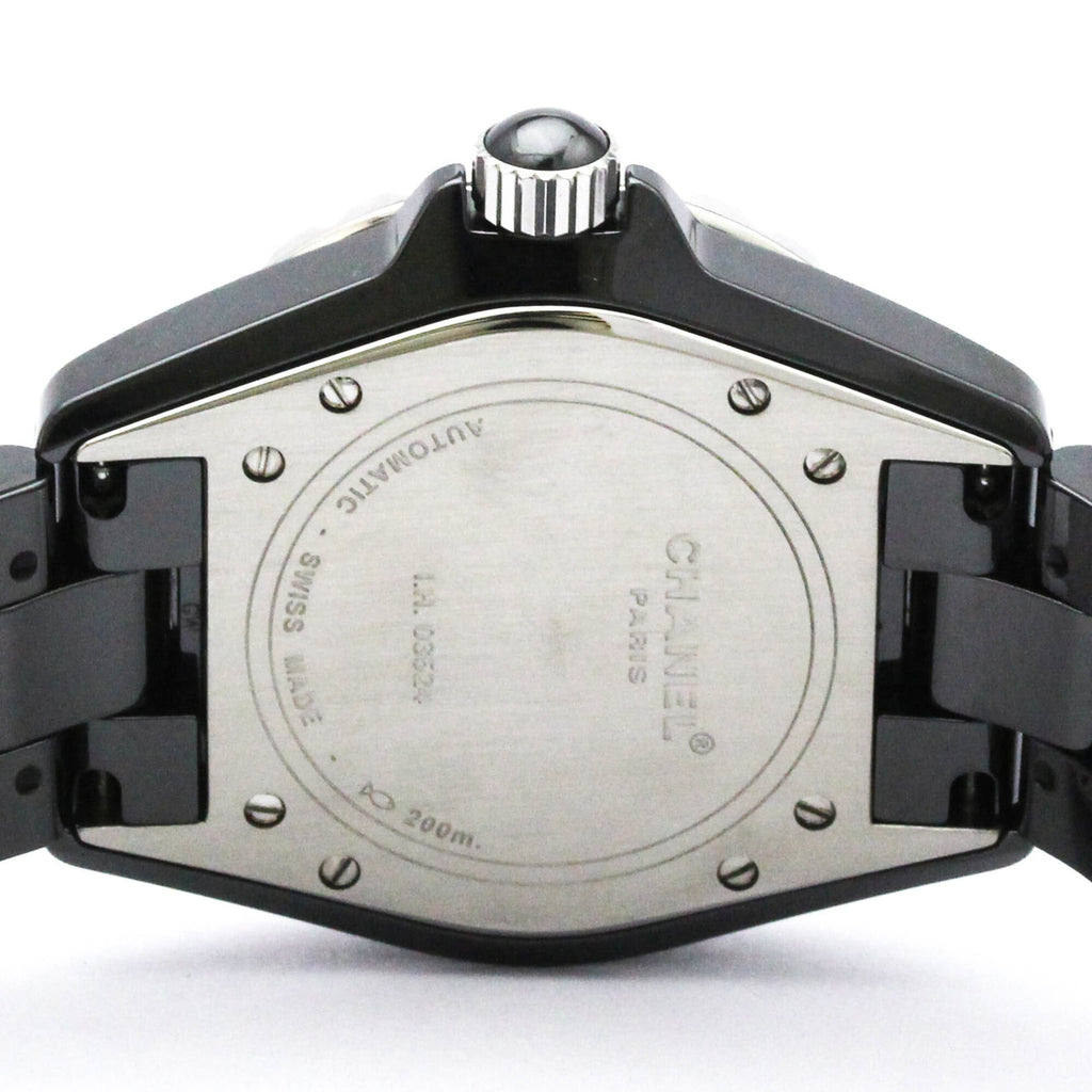 Chanel J12 Automatic Watch Ceramic And Stainless Steel With Diamond Markers Watch (Pre-Owned)