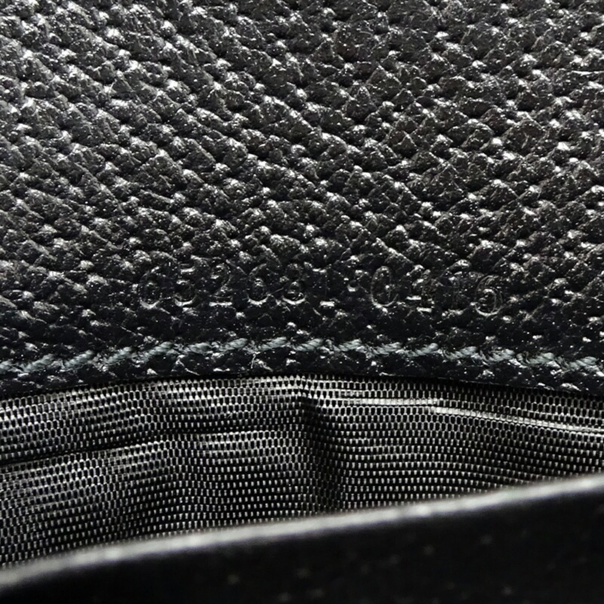 Gucci Black Gg Canvas Chain/Shoulder Wallet (Pre-Owned)