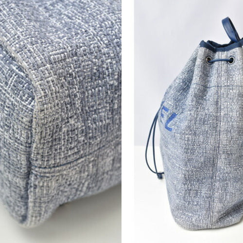 Chanel Cotton Canvas Denim Backpack (Pre-Owned)