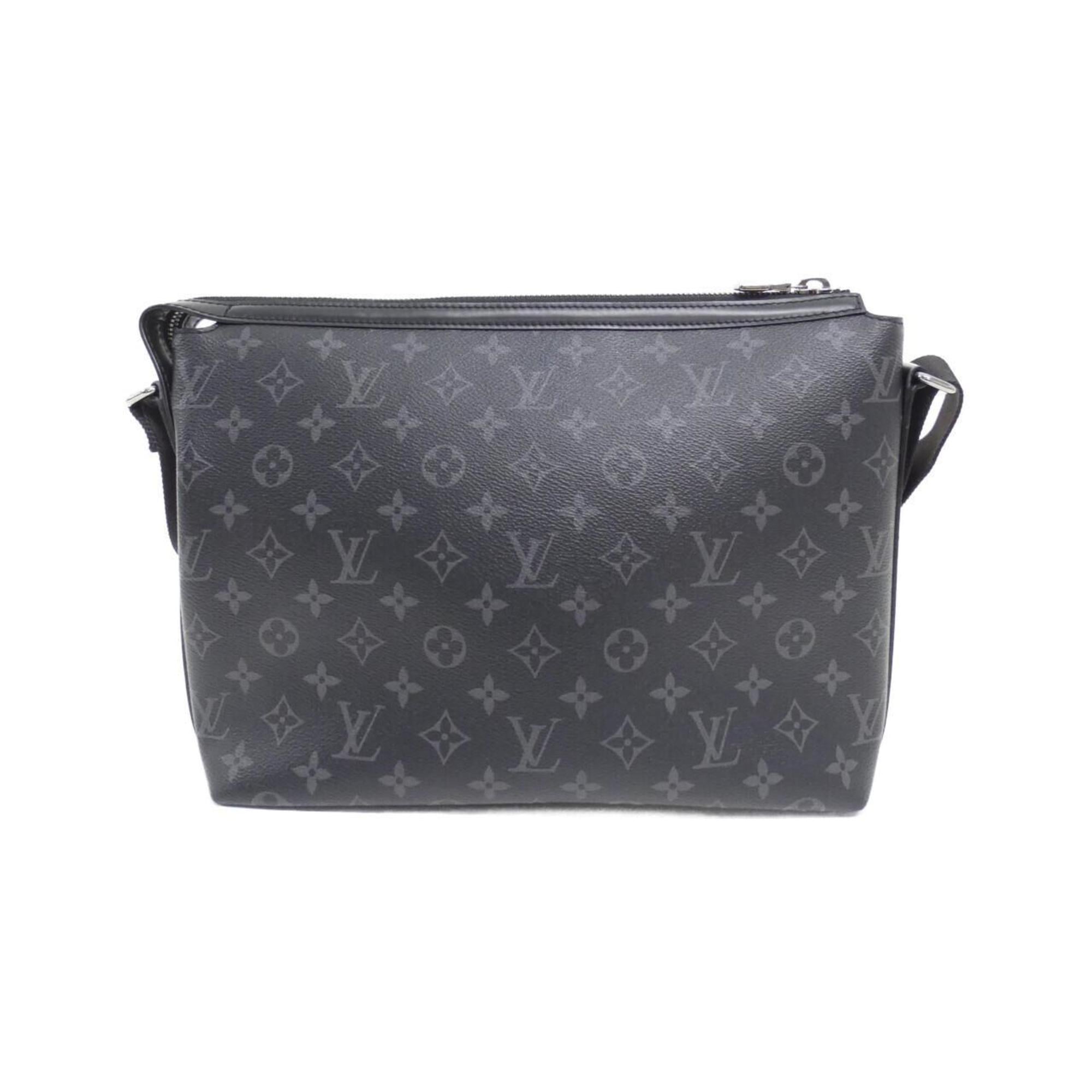 Louis Vuitton Black Coated Canvas Shoulder Bag (Pre-Owned)