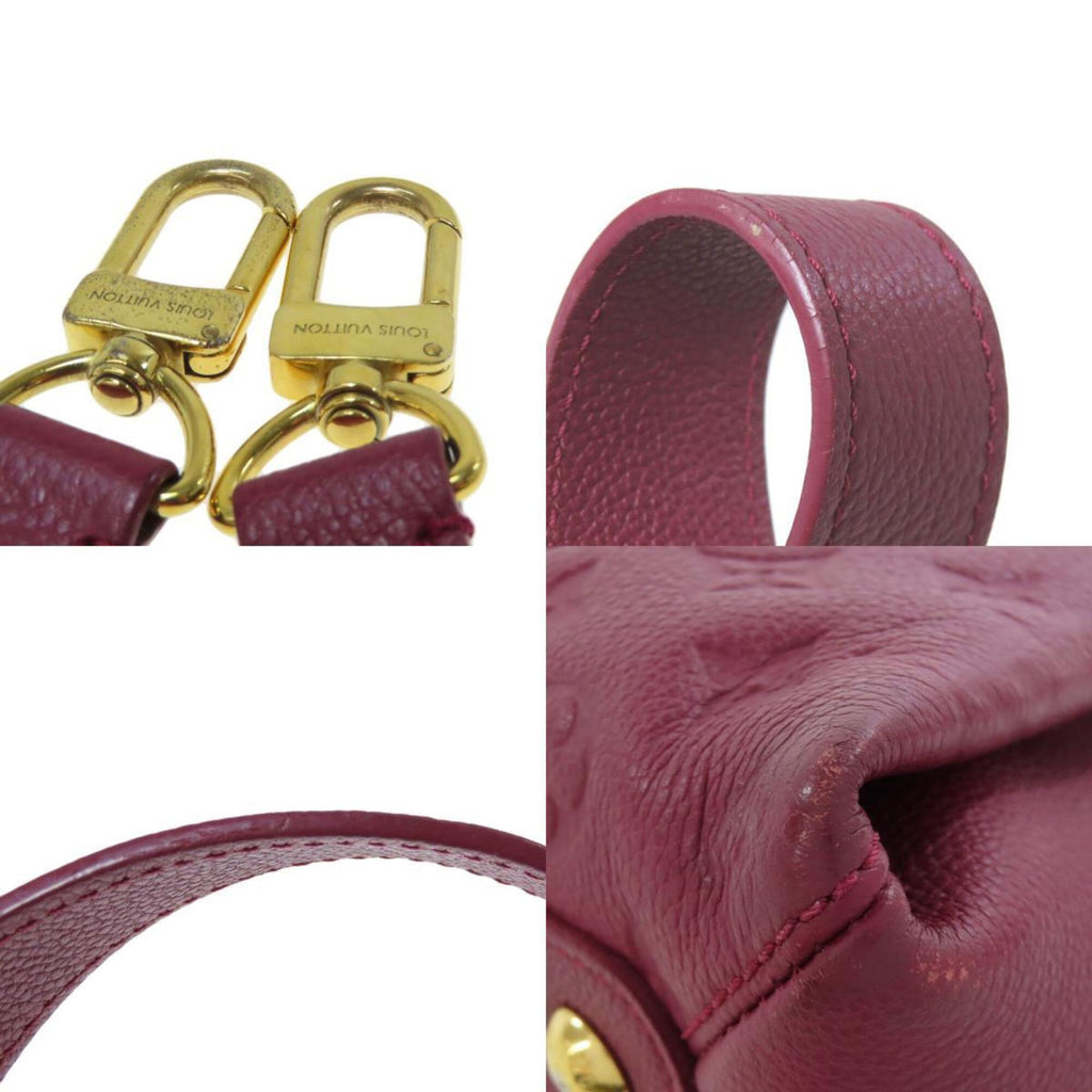 Louis Vuitton Red Color Monogram Empreinte Tote Bag (Pre-Owned)