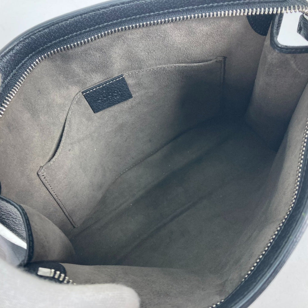 Gucci Black Leather Clutch Bag Pouch (Pre-Owned)
