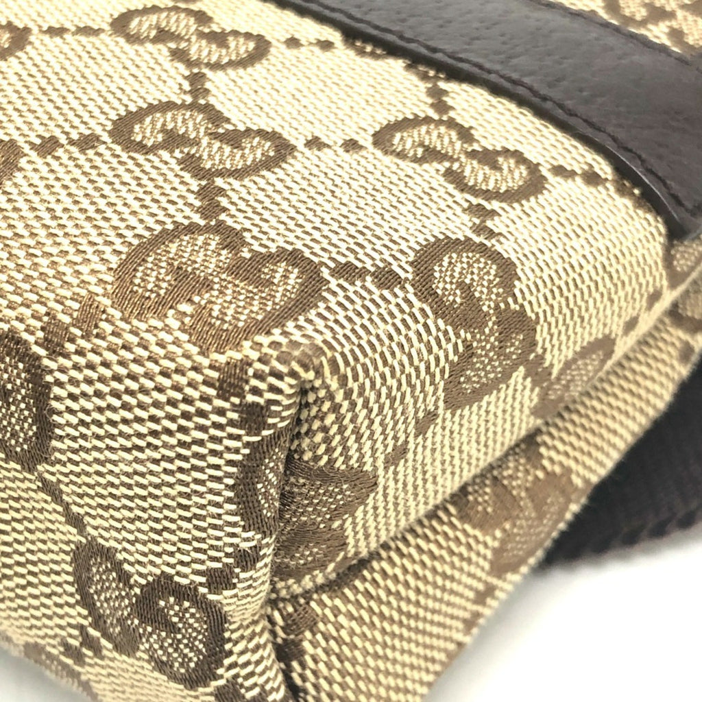 Gucci Beige Brown Gg Canvas Fanny Pack (Pre-Owned)