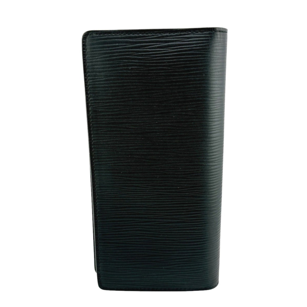 Louis Vuitton Black Noir Epi Leather Long Wallet (Bi-Fold) (Pre-Owned)