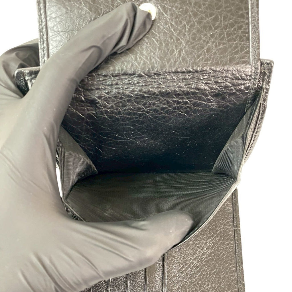 Gucci Black Leather Wallet (Bi-Fold) (Pre-Owned)