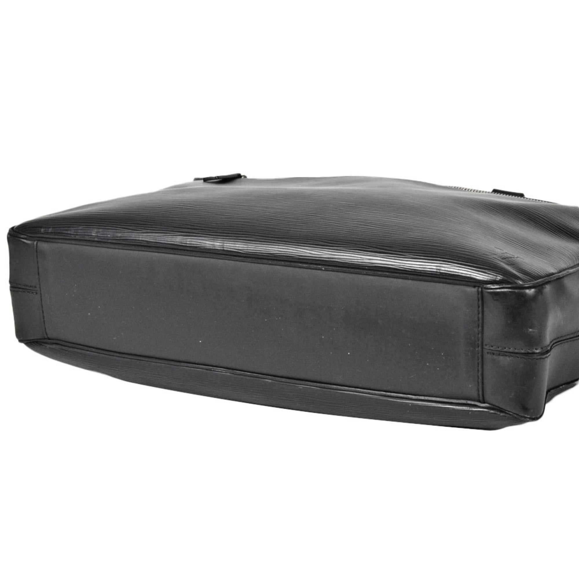 Louis Vuitton Black Noir Epi Leather Shoulder Bag (Pre-Owned)