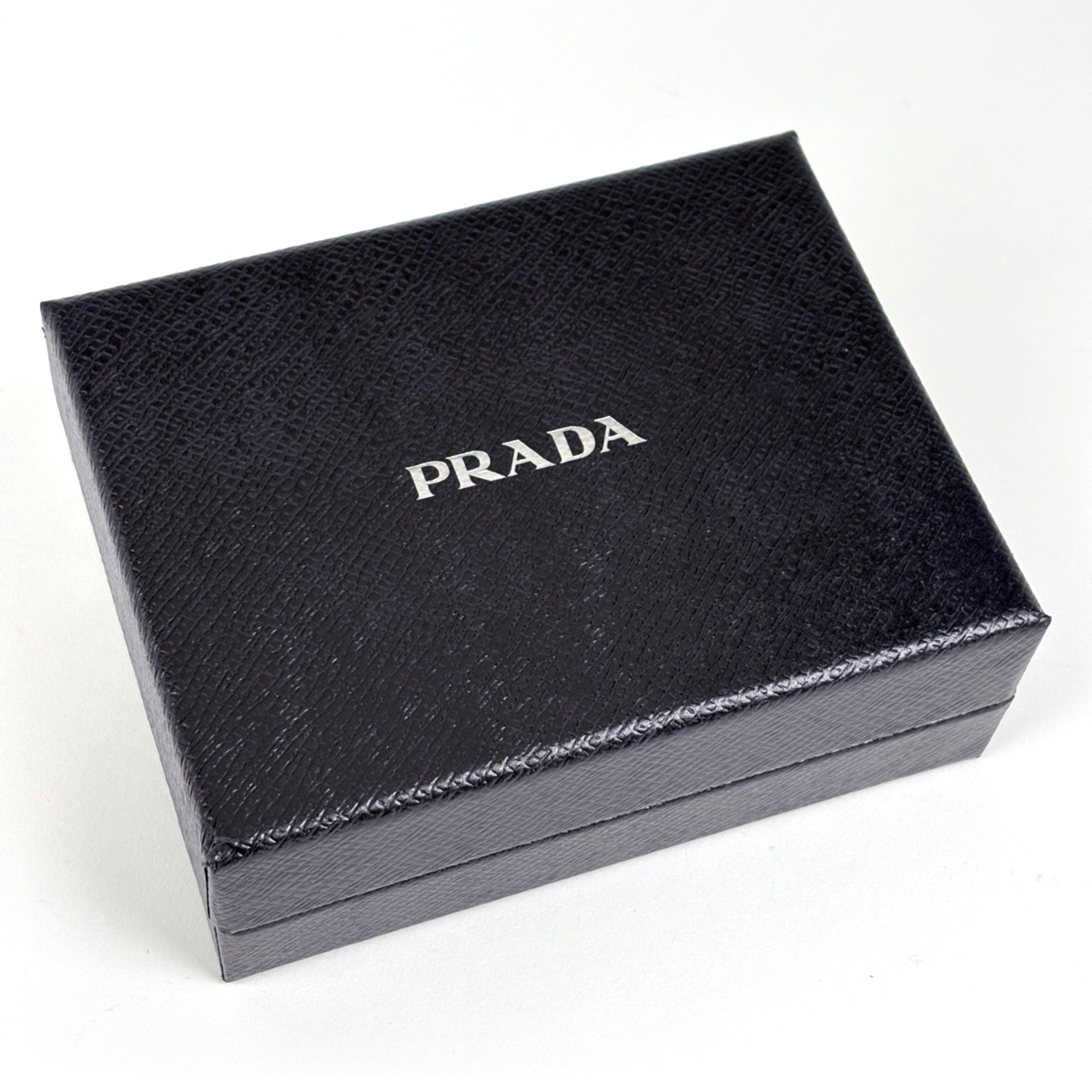 Prada Black Leather Wallet (Bi-Fold) (Pre-Owned)