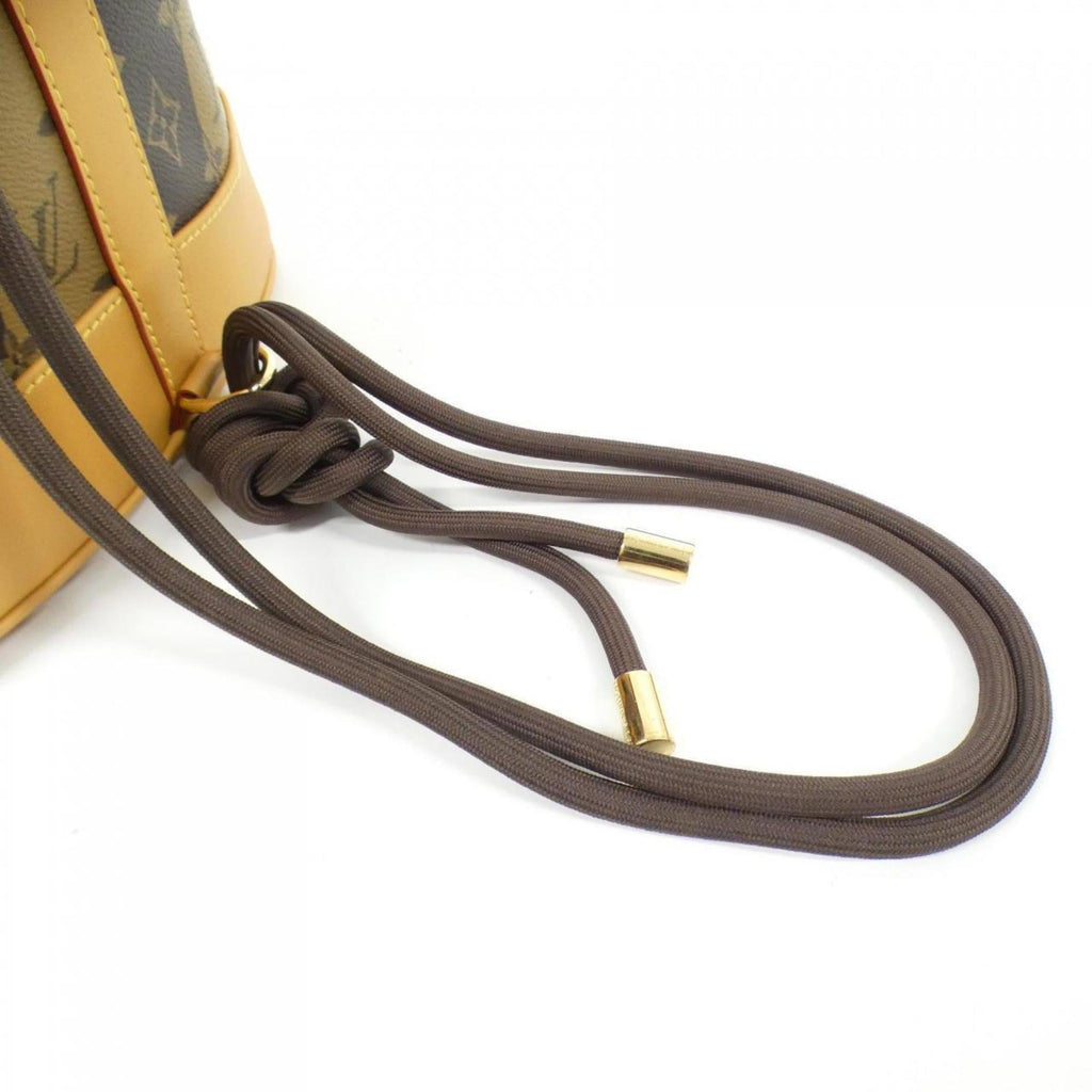 Louis Vuitton Marron Coated Canvas Shoulder Bag (Pre-Owned)