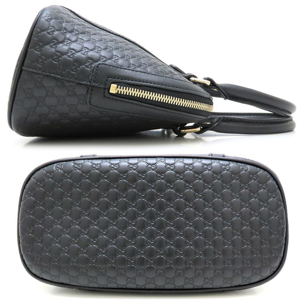 Gucci Black Leather Handbag (Pre-Owned)