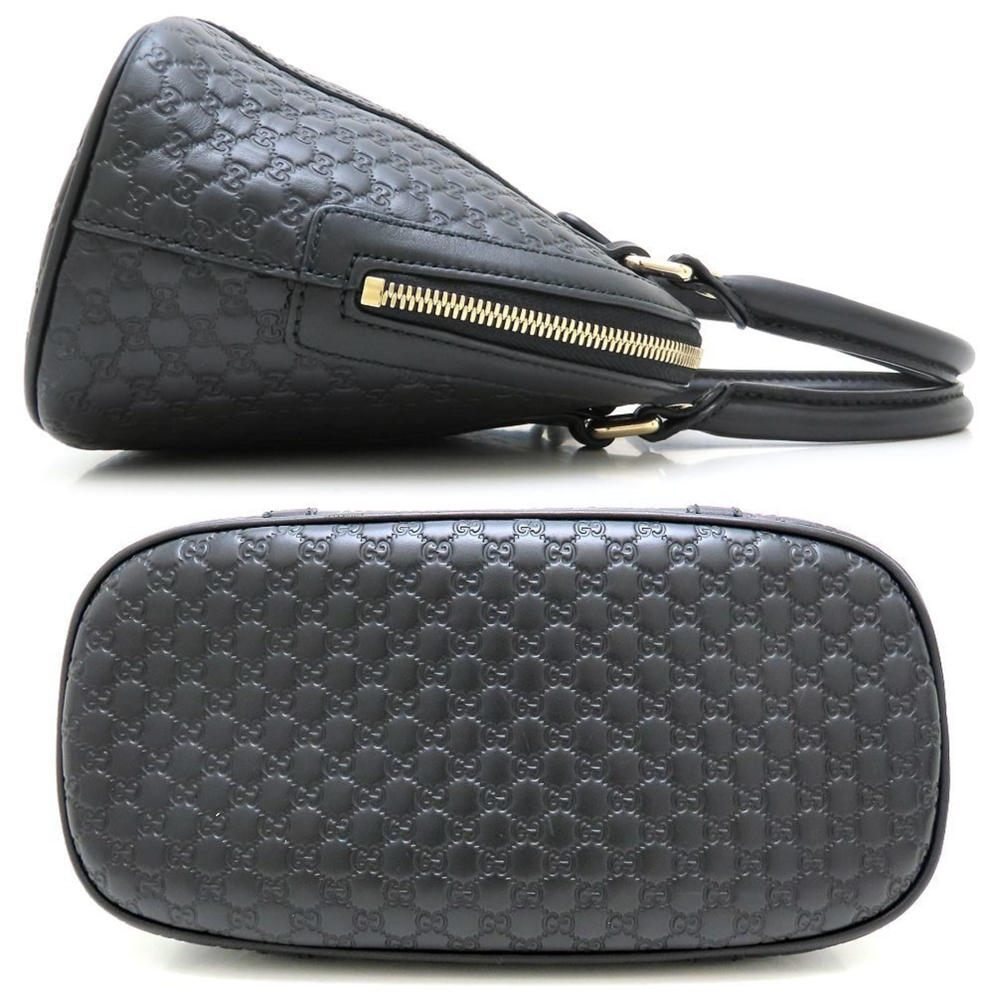 Gucci Black Leather Handbag (Pre-Owned)