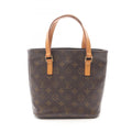 Louis Vuitton Monogram Brown Coated Canvas Leather Handbag (Pre-Owned)