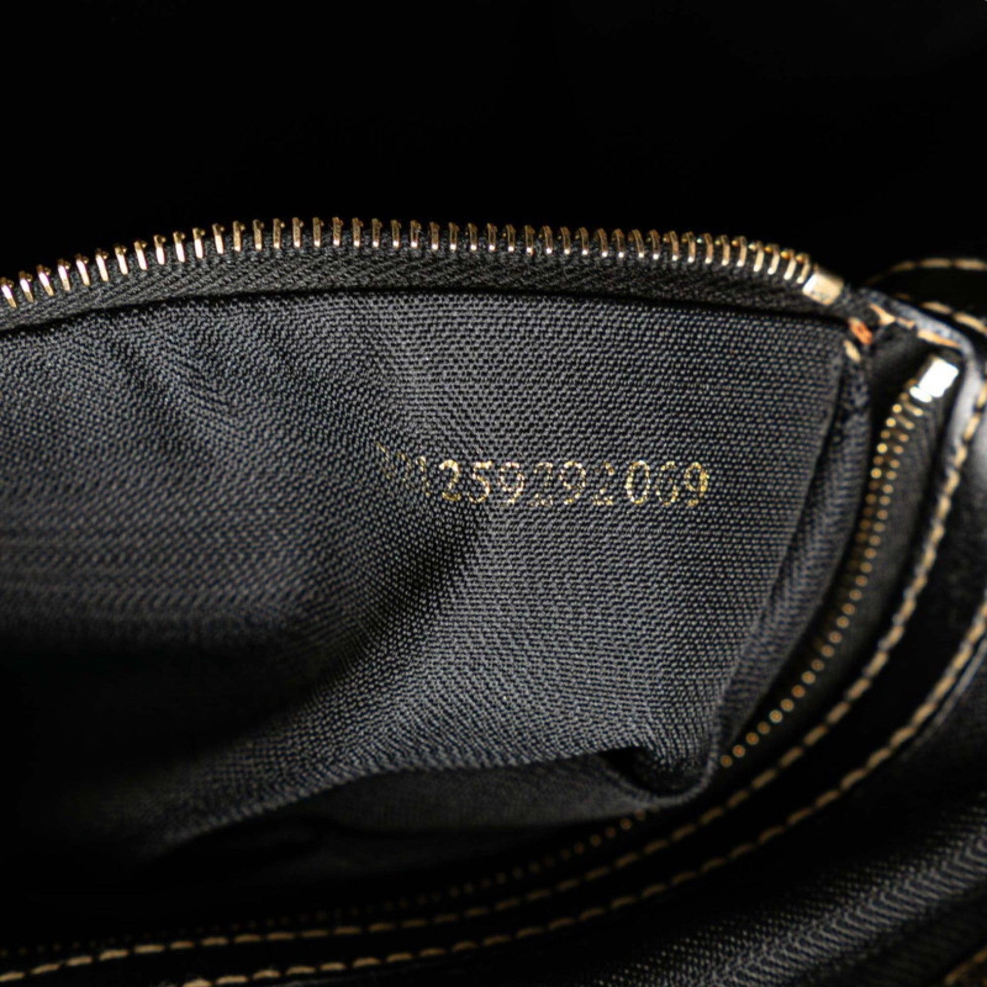 Fendi Zucchino Black Grayish Zucchino Pvc Leather Backpack (Pre-Owned)