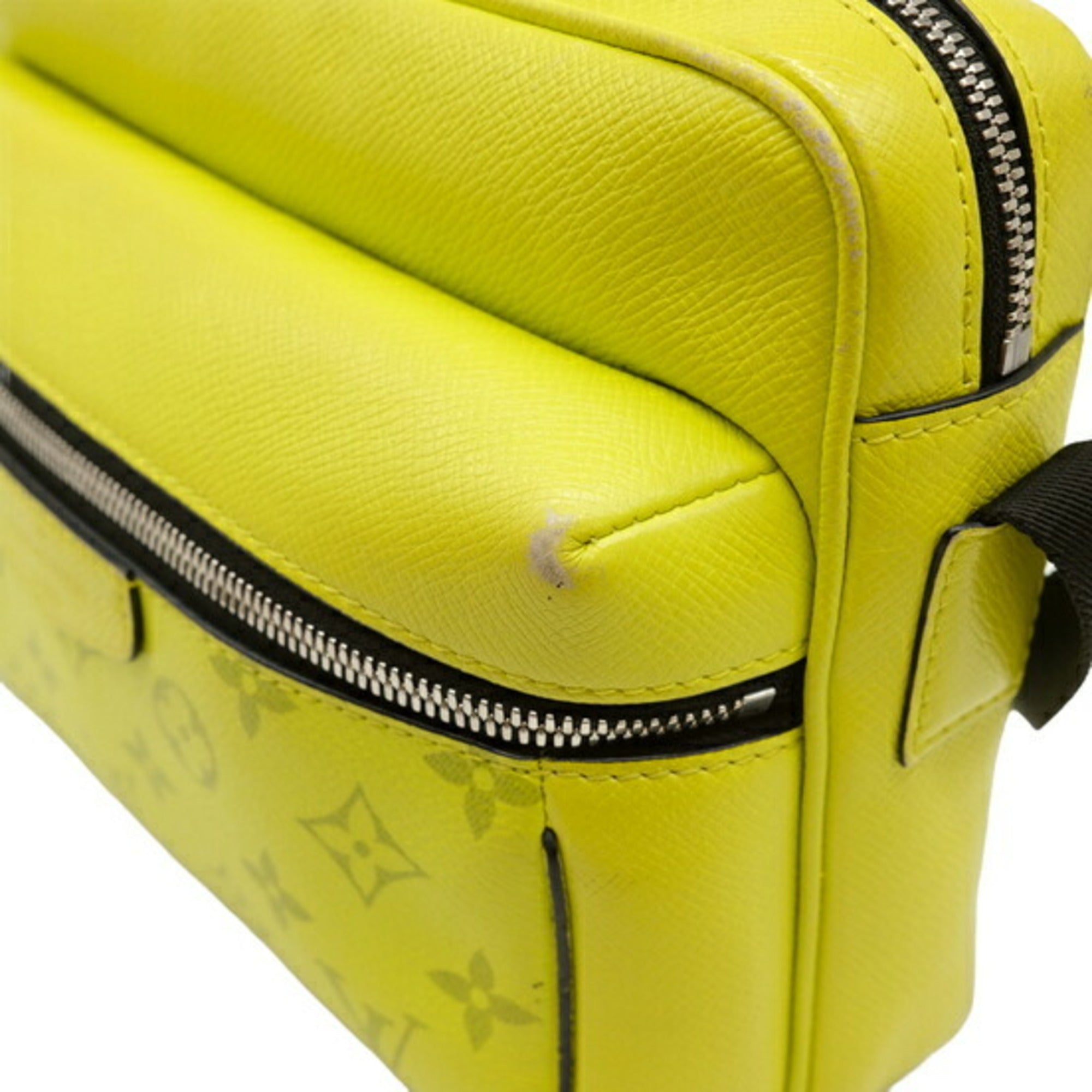 Louis Vuitton Yellow Taigarama Monogram Sling Bag (Pre-Owned)