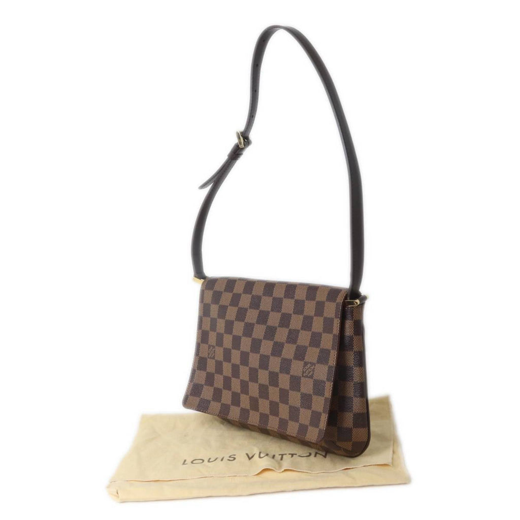 Louis Vuitton Damier Damier Canvas Ebene Shoulder Bag (Pre-Owned)