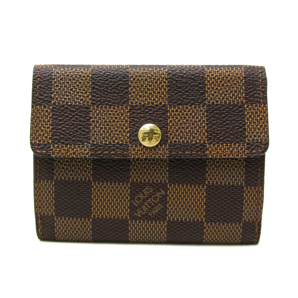 Louis Vuitton Damier Ebene Damier Canvas Coin Purse/Coin Case (Pre-Owned)