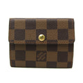 Louis Vuitton Damier Ebene Damier Canvas Coin Purse/Coin Case (Pre-Owned)