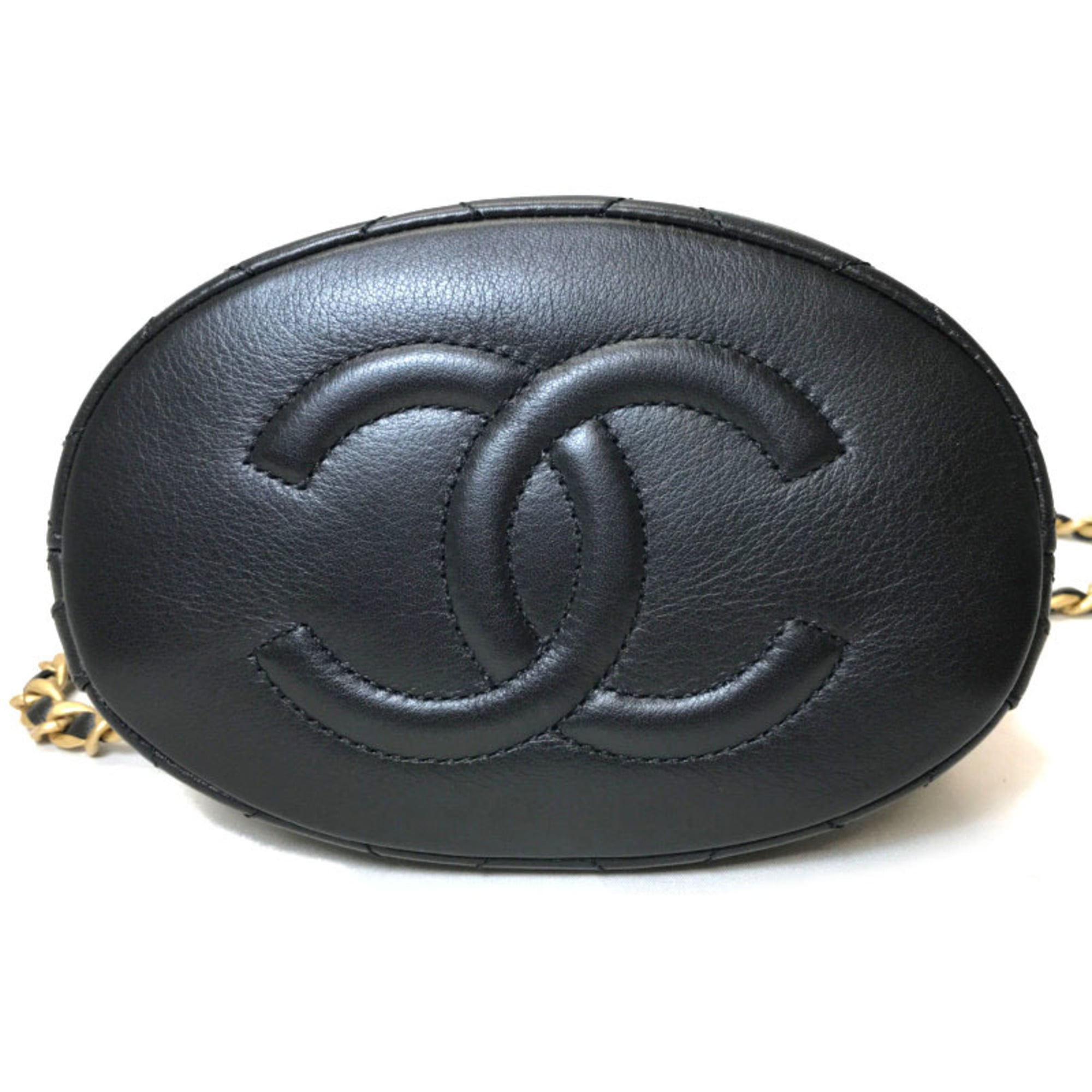 Chanel Black Leather Backpack (Pre-Owned)