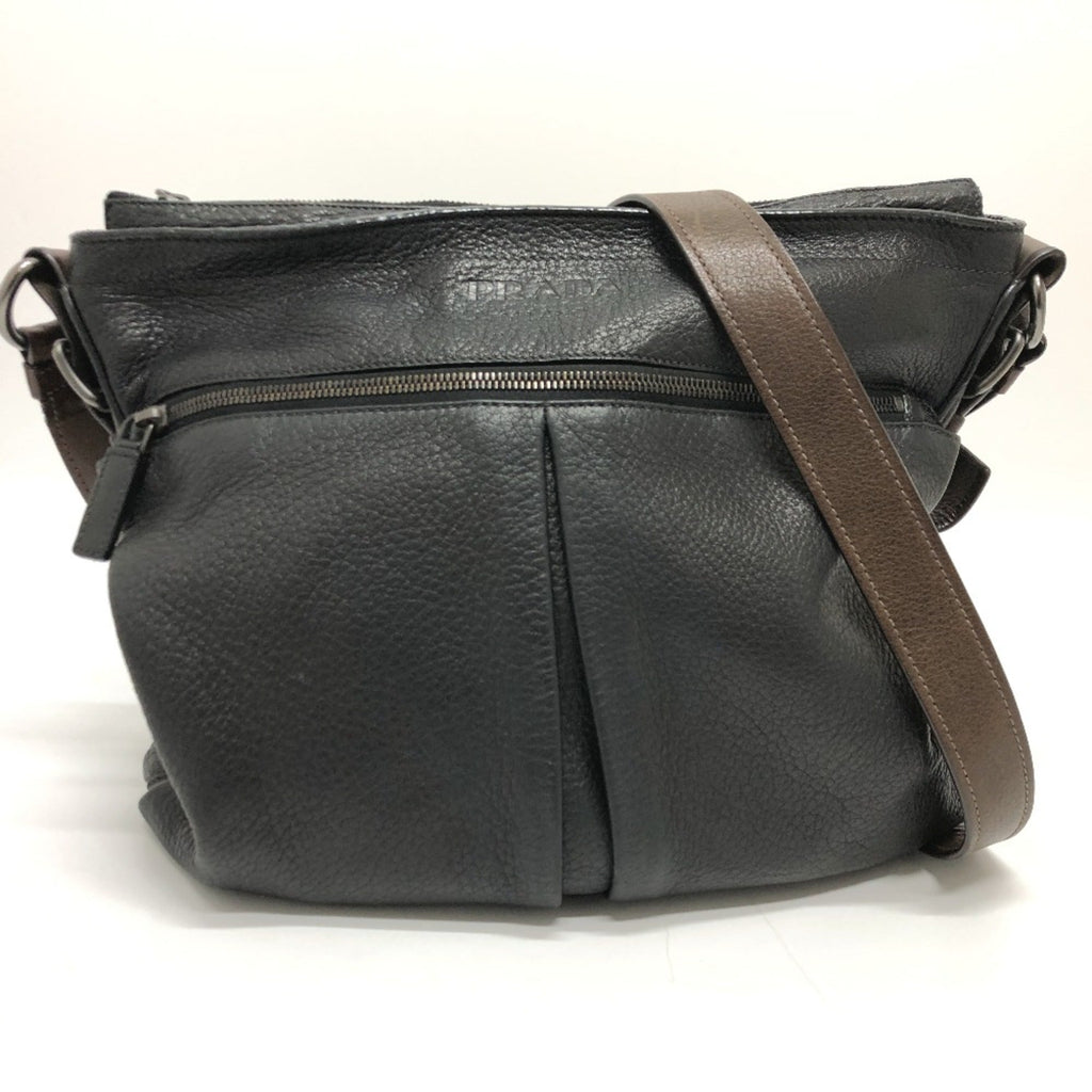 Prada Black Leather Shoulder Bag (Pre-Owned)