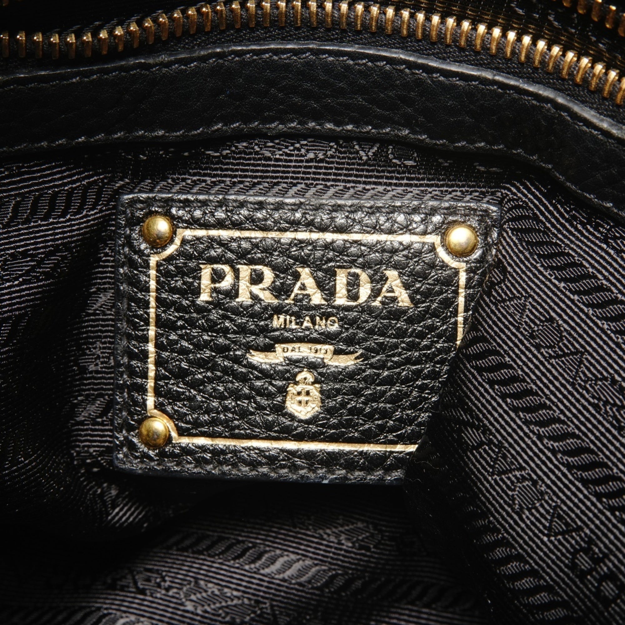 Prada Black Leather Handbag (Pre-Owned)
