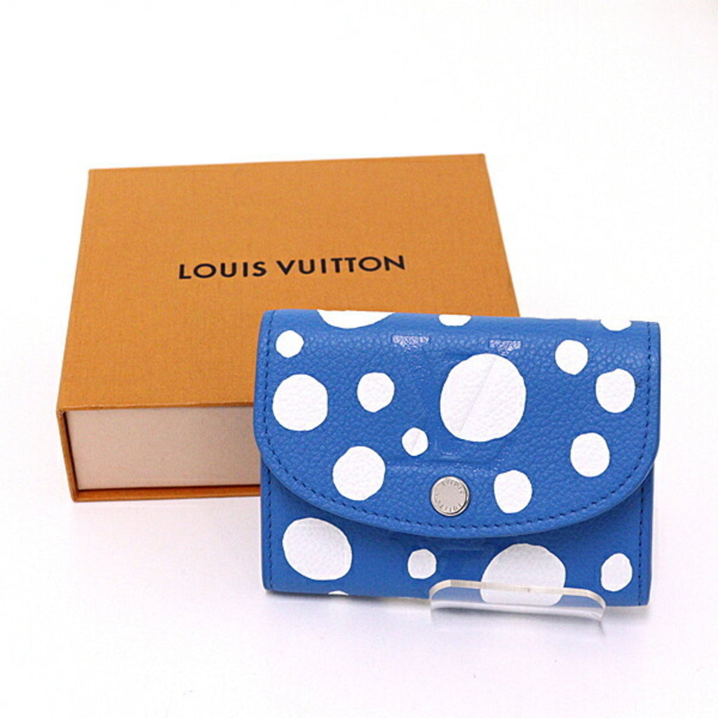 Louis Vuitton Light Blue Cuir Ombre Leather Wallet (Bi-Fold) (Pre-Owned)