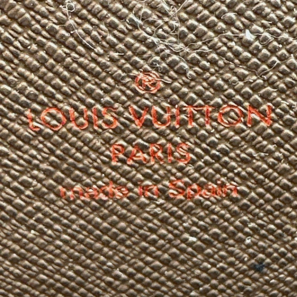 Louis Vuitton Brown Ebene Damier Canvas Long Wallet (Bi-Fold) (Pre-Owned)