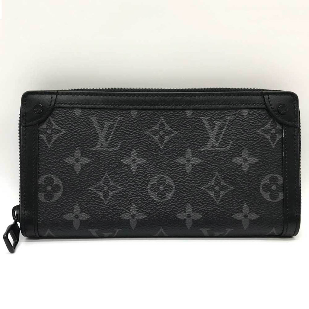 Louis Vuitton Black Monogram Eclipse Monogram Eclipse Long Wallet (Bi-Fold) (Pre-Owned)