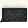 Louis Vuitton Black Monogram Eclipse Monogram Eclipse Long Wallet (Bi-Fold) (Pre-Owned)