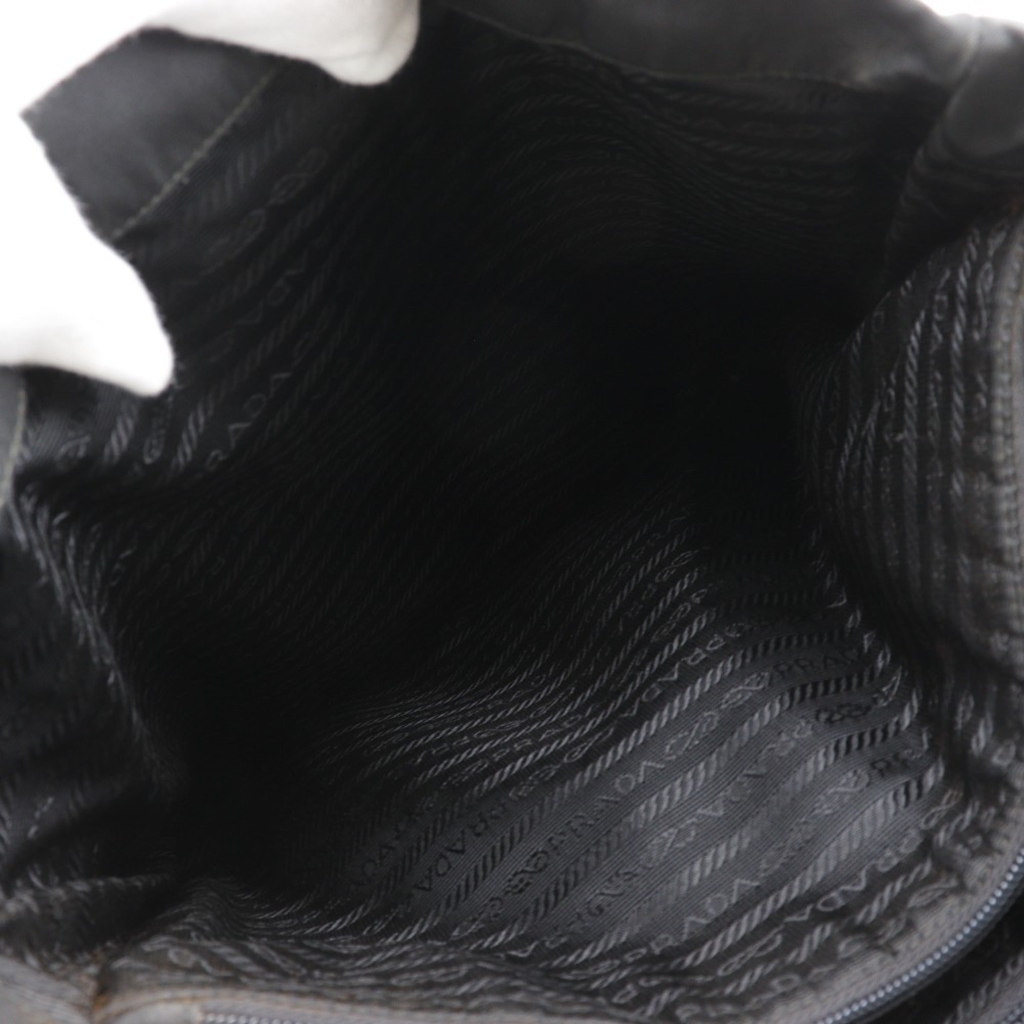 Prada Black Nylon Tote Bag (Pre-Owned)