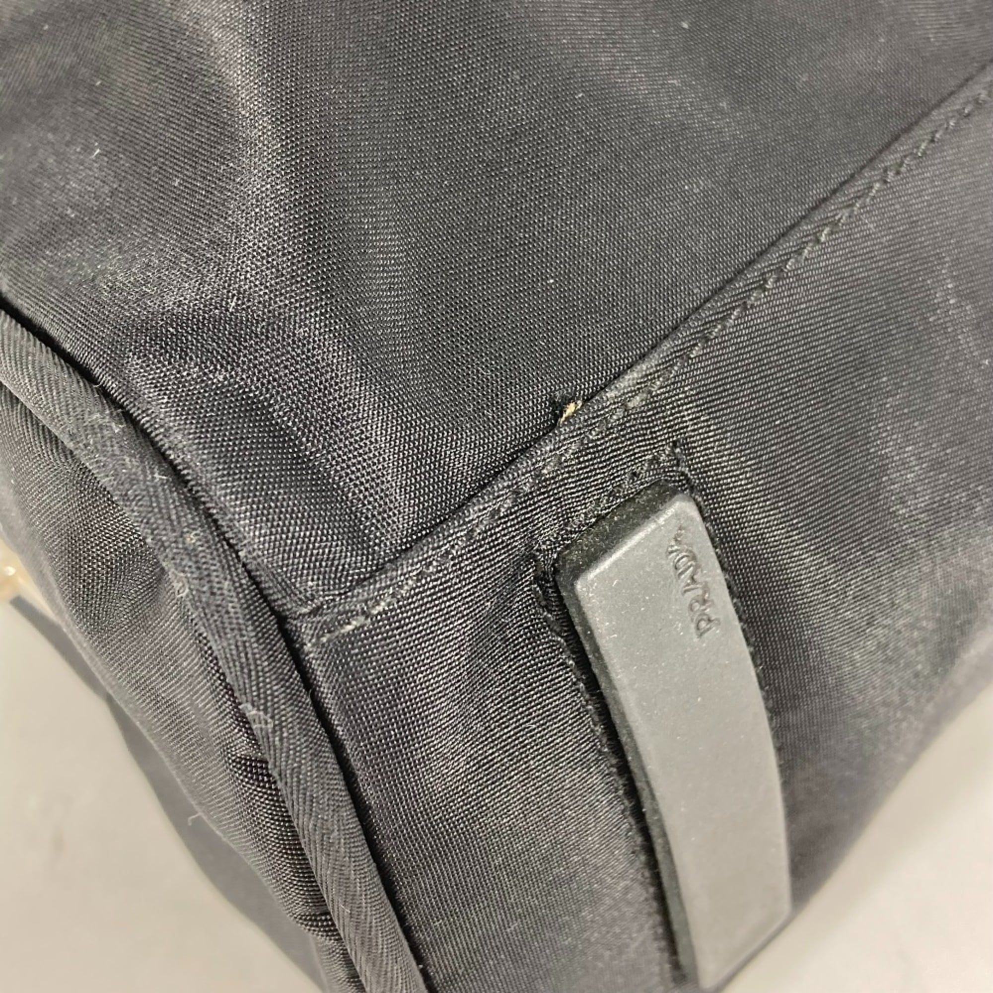 Prada Black Nylon Handbag (Pre-Owned)