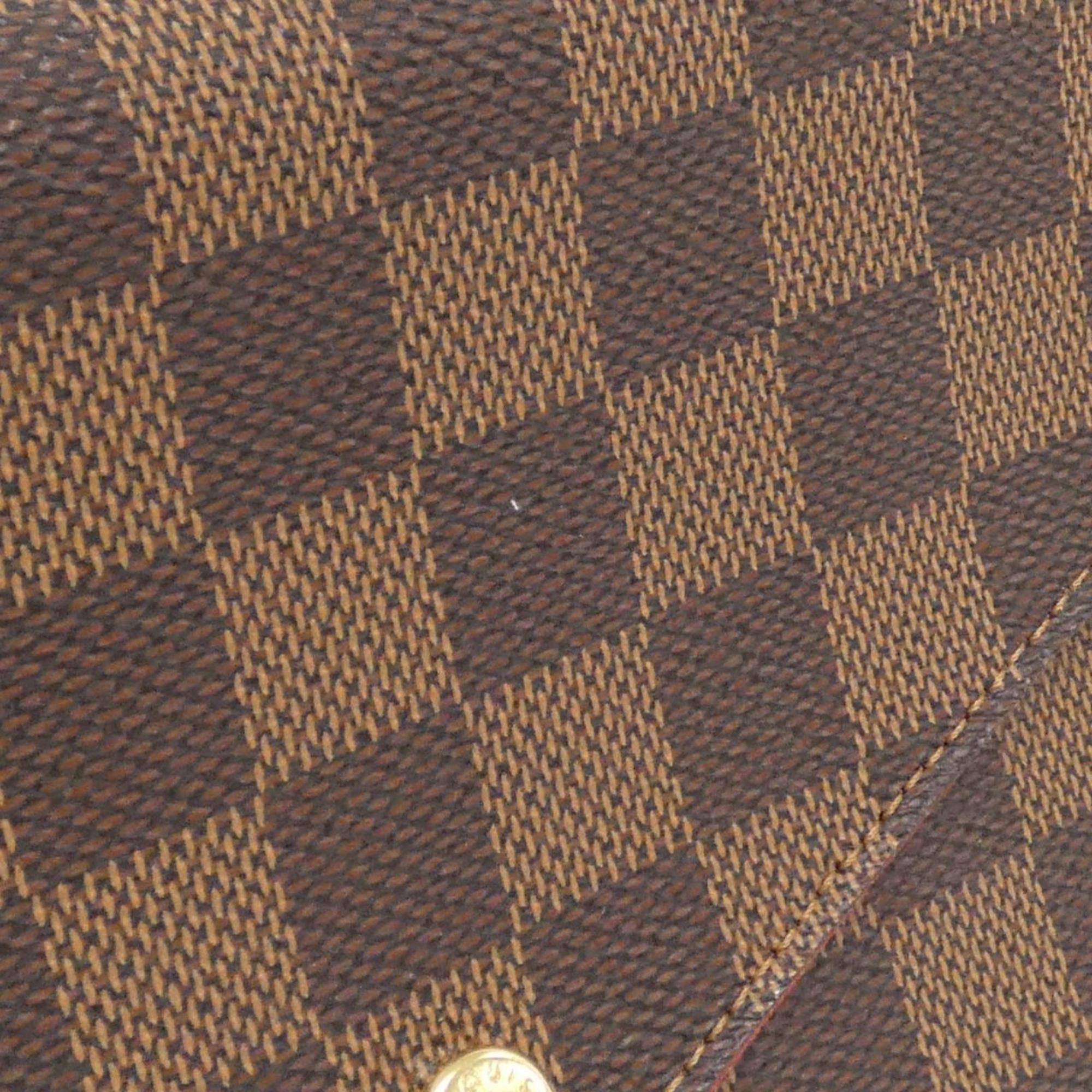 Louis Vuitton Damier Ebene Coated Canvas Pochette Shoulder Bag (Pre-Owned)