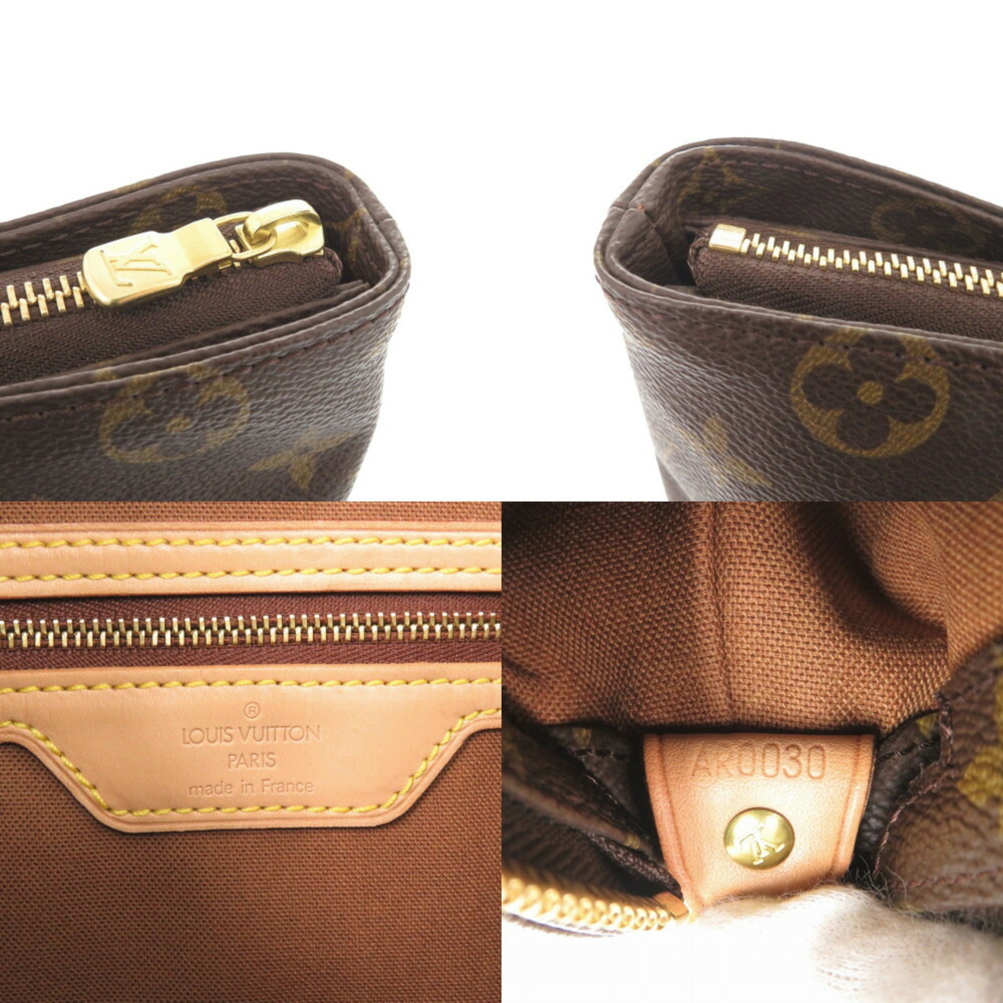 Louis Vuitton Brown Monogram Tote Bag (Pre-Owned)