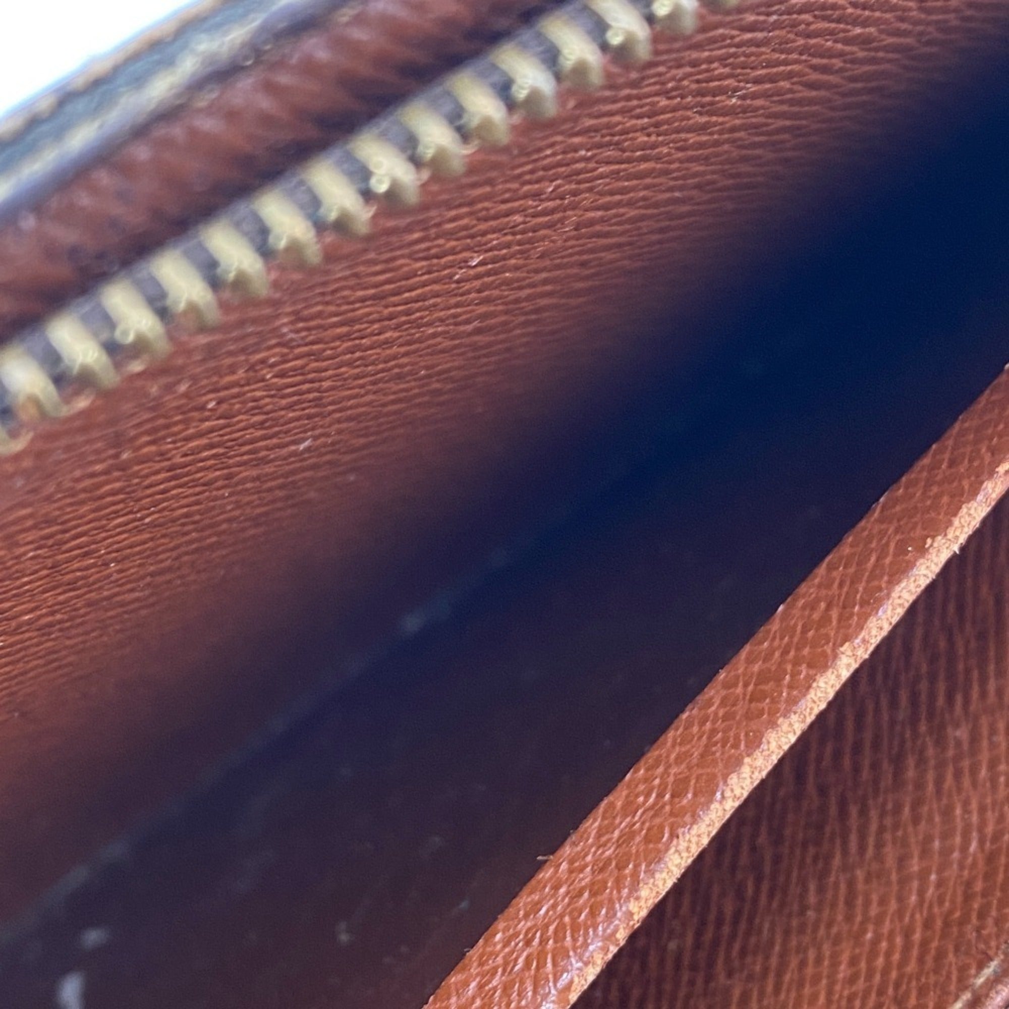 Louis Vuitton Monogram Brown Leather Long Wallet (Bi-Fold) (Pre-Owned)