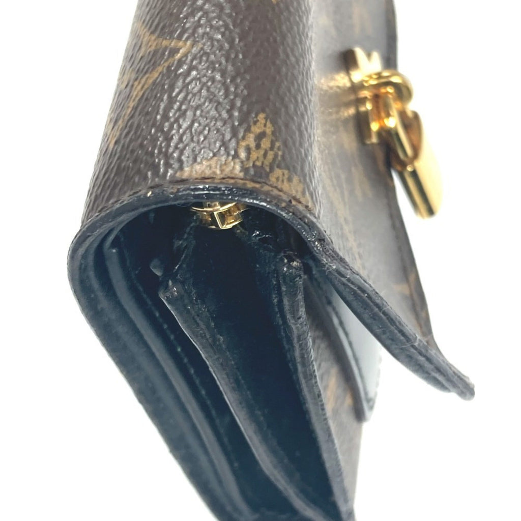 Louis Vuitton Monogram Black Brown Monogram Wallet (Tri-Fold) (Pre-Owned)