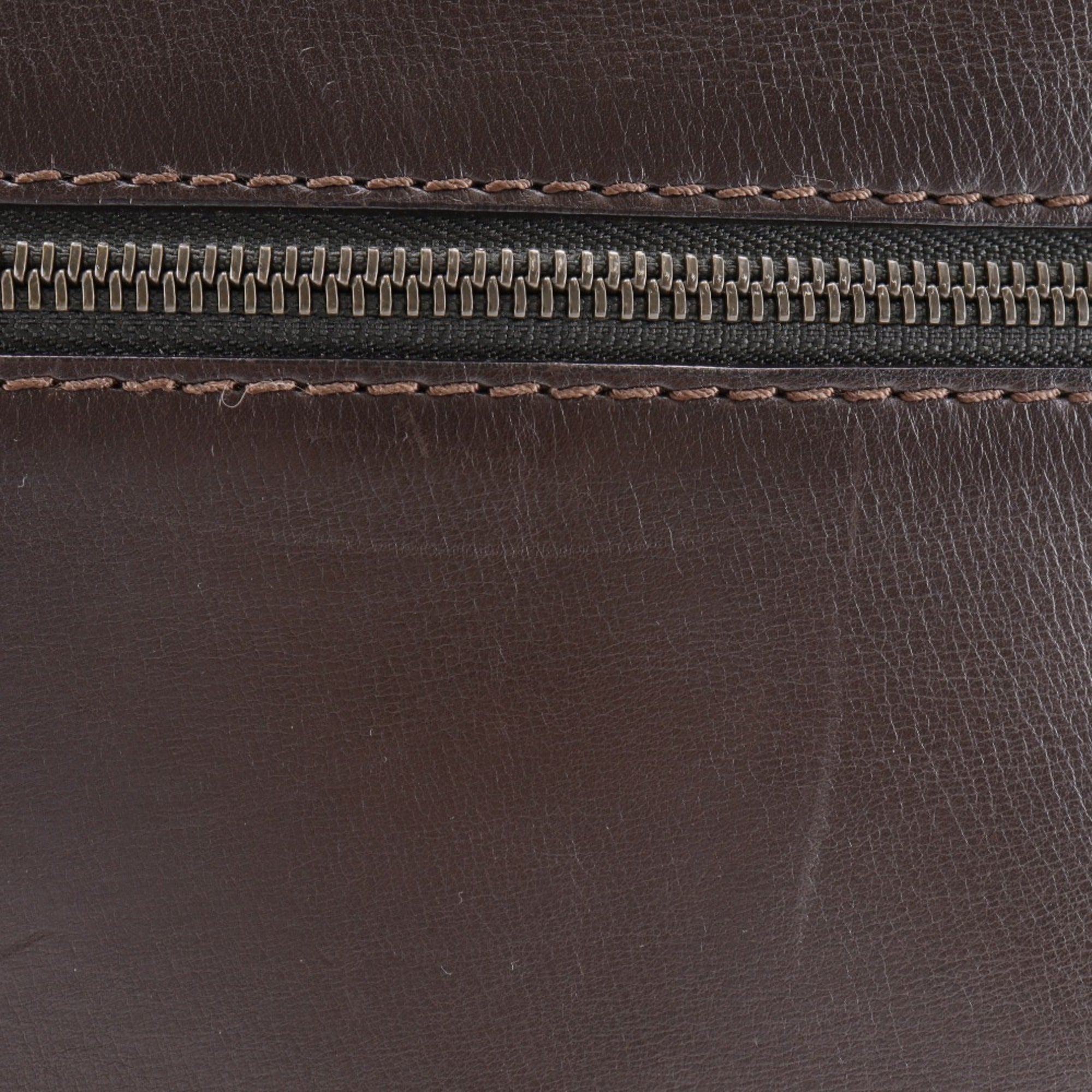 Louis Vuitton Brown Coffee Leather Shoulder Bag (Pre-Owned)