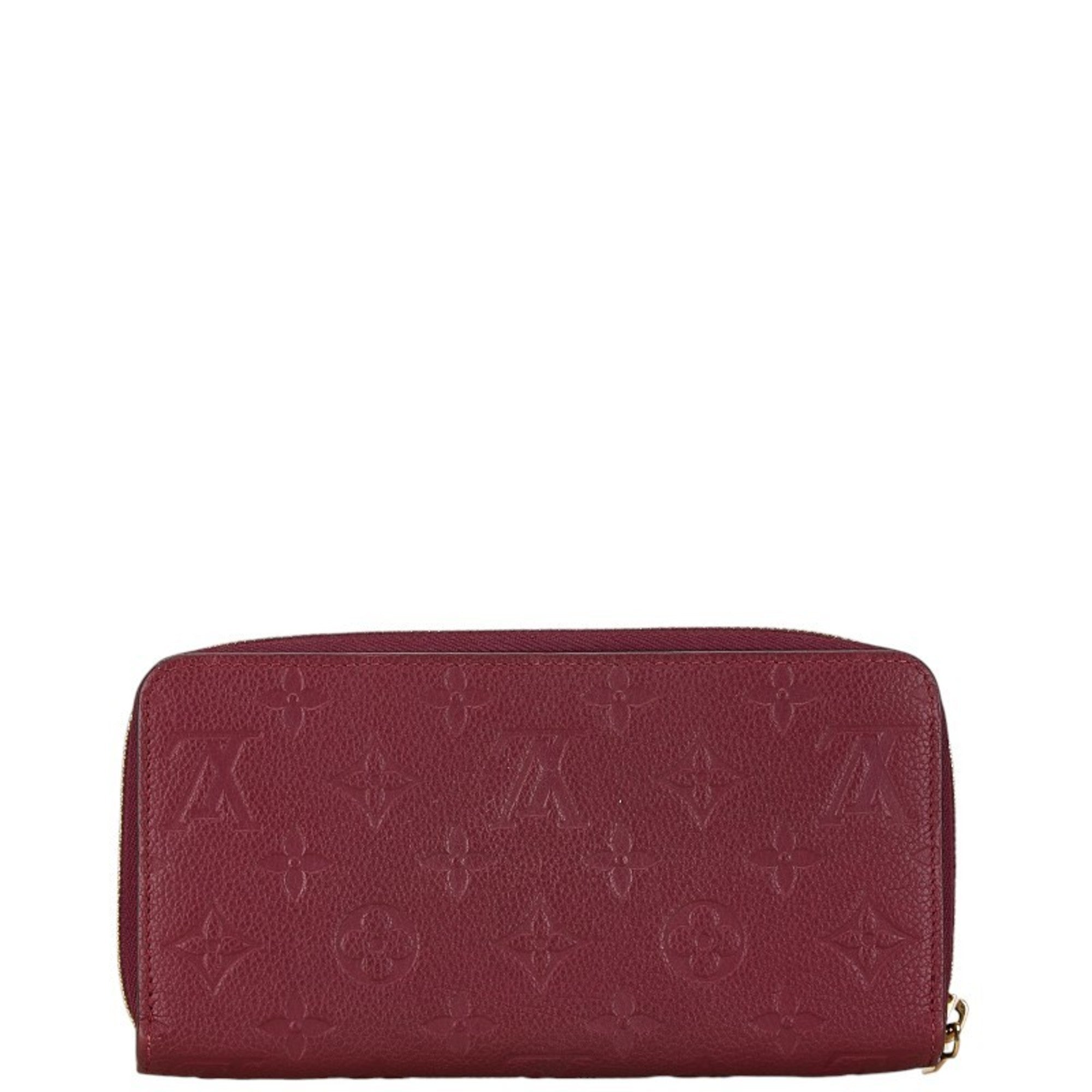 Louis Vuitton Purple Raisin Leather Long Wallet (Bi-Fold) (Pre-Owned)