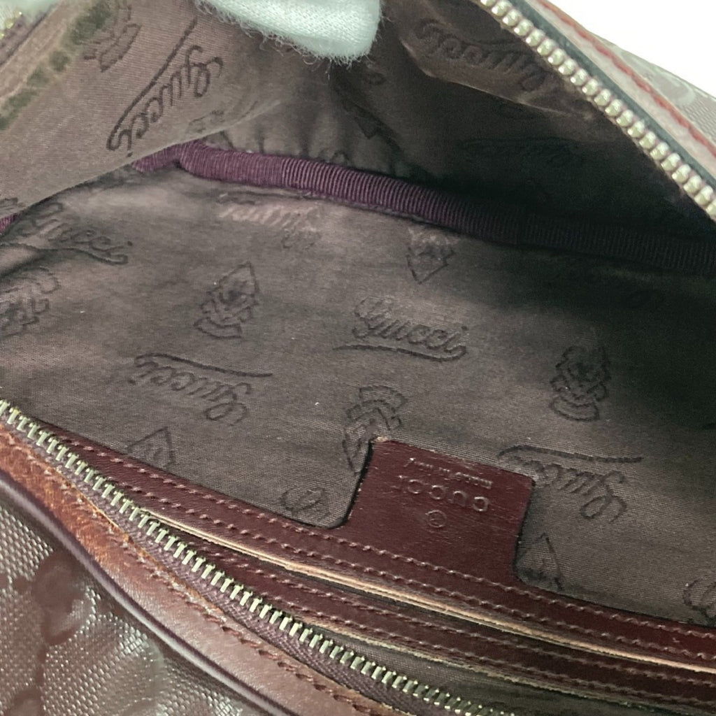 Gucci Purple Pvc Leather Shoulder Bag Sling Bag (Pre-Owned)