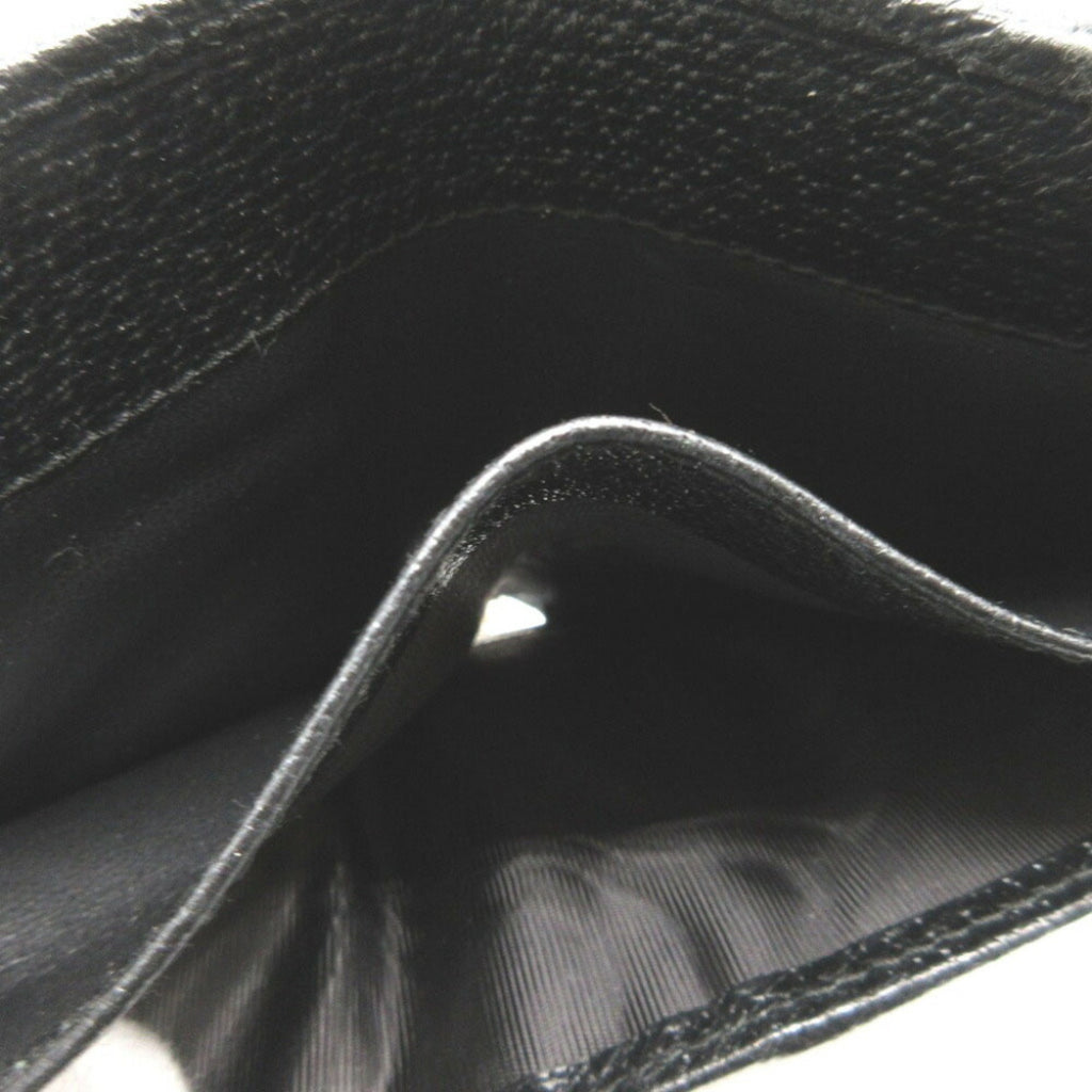 Gucci Black Gg Canvas Leather Wallet (Bi-Fold) (Pre-Owned)
