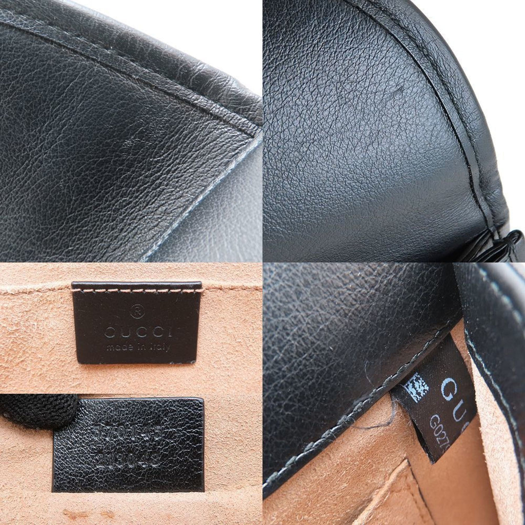 Gucci Black Leather Shoulder Bag (Pre-Owned)