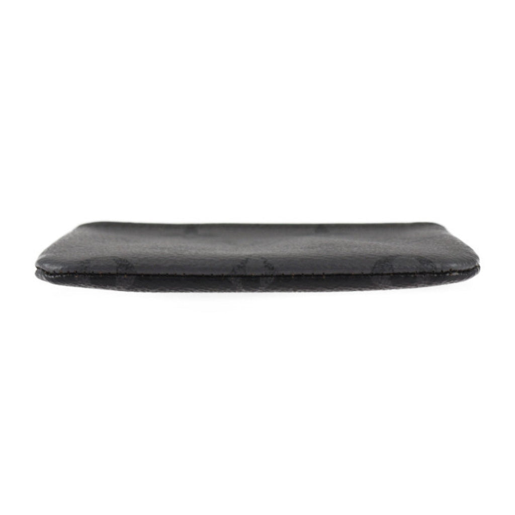 Louis Vuitton Black Gray Pvc Leather Coin Purse/Coin Case (Pre-Owned)